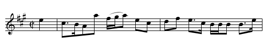BECAUSE HE WAS A BONNY LAD.     a Reel. - staff notation