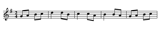 Bedford Polka - staff notation