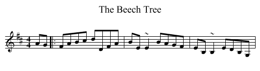 Beech Tree, The  - staff notation