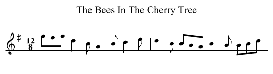 Bees In The Cherry Tree, The  - staff notation