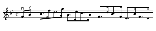 Bee's Wings -- Hornpipe - staff notation