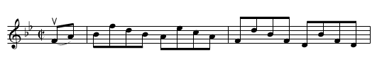 BEESWING HORNPIPE - staff notation