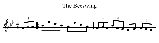 Beeswing, The  - staff notation