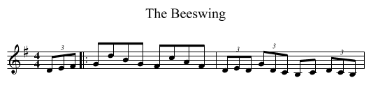 Beeswing, The  - staff notation