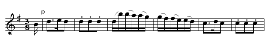Beethoven's Waltz. CJF.019 - staff notation