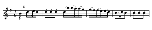 Beethoven's Waltz. CJF.019 - staff notation