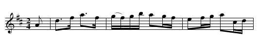 Begåvningsmarsch från Funäsdalen - staff notation
