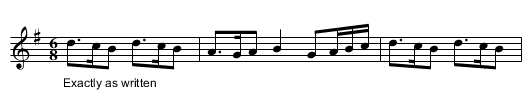 Beggar's Girl. WCa.29, The - staff notation