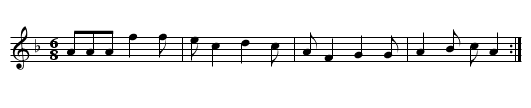 Begger Boy, The  - staff notation