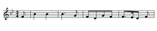 BEKRAENZT MIT LAUB DEN LIEBEN VOLLEN BECHER - staff notation
