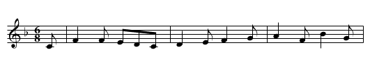 Belfast Almanac, The - staff notation