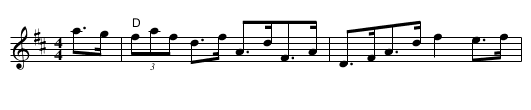 Belfast Hornpipe - staff notation