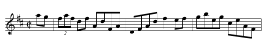 Belfast Hornpipe - staff notation