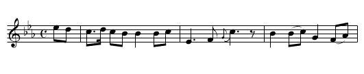 Belfast Mountain - staff notation