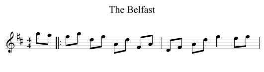 Belfast, The  - staff notation