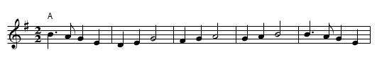 Belgian Polka - staff notation