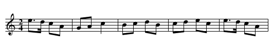 Belgian Polka - staff notation