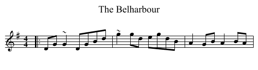 Belharbour, The  - staff notation