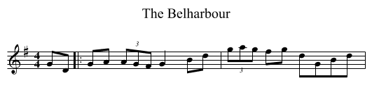Belharbour, The  - staff notation