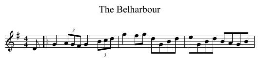 Belharbour, The  - staff notation