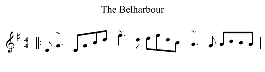 Belharbour, The  - staff notation
