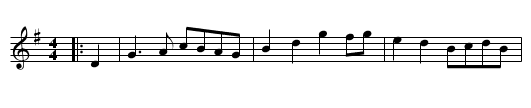 Bell, The  - staff notation