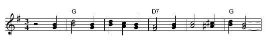 Bella Ragazza   [G] - staff notation