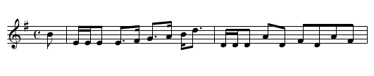 Belladrum - staff notation