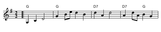 Belle Brandon Set - staff notation