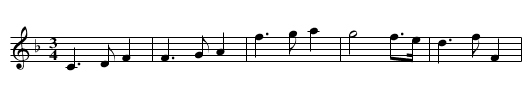 Belle Mere's Waltz - staff notation