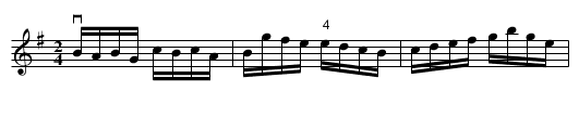 Belle of the Ball -- Hornpipe - staff notation