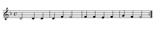 Belle qui tiens va vie - Contra-tenor - staff notation