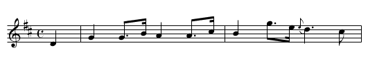 Belleisle March - staff notation