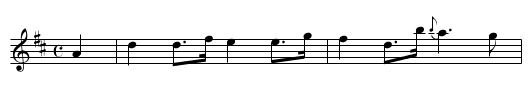 Bellisle March - staff notation