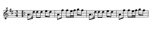 Bellmans polska - staff notation