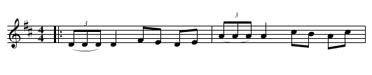 Bells of Rockland - staff notation