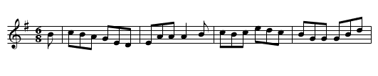 Ben Kelly's Delight - staff notation
