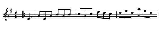 Benjamin Armstrong Wright - staff notation