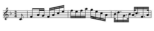 Bennett’s Favorite Reel - staff notation