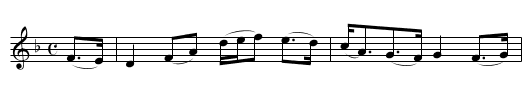 Benny Side - staff notation