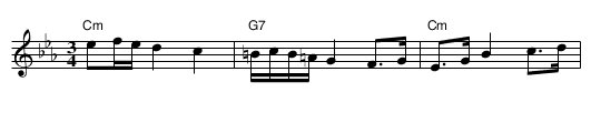 Berg-Kirstis polska - staff notation