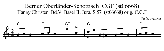 Berner Oberländer-Schottisch  CGF (st06668) - staff notation