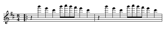 Berovka - staff notation