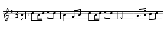 Bertils Polkett - staff notation