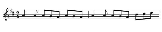 Berwick Jockey - staff notation