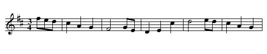 Beside a Silvery Stream - staff notation