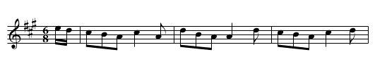 Besom in Bloom, The - staff notation