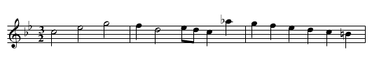 Bess Kings Hornpipe - staff notation