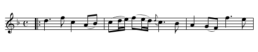 BESS THE GAWKIE - staff notation
