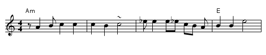 Bessarabyanke - staff notation